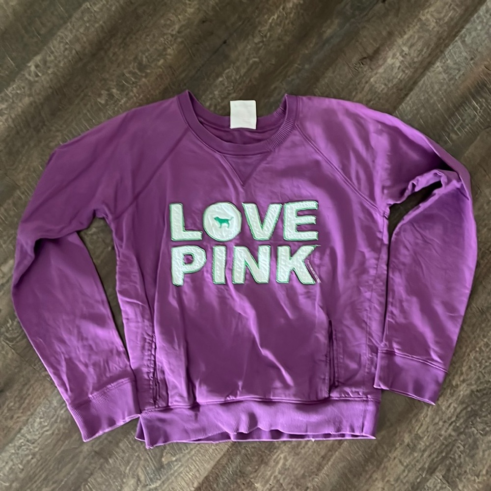 Vintage - Victoria Secret pink sweatshirt size Large